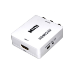 Caja convertidora hdmi a rca (av) con adaptador