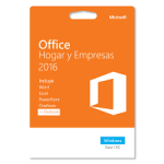 Office Hogar y Empresas 2016 32/64 Bits Dvd Caja