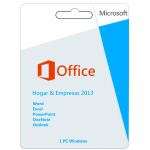 Office Hogar y Empresas  2013 32/64 Bits Dvd Caja