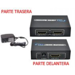 Splitter hdmi de 2 pujertos (1x2)