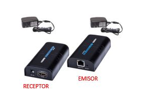 Extensor hdmi 120 m (hdmi a ethernet)
