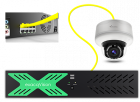 Una Exacq Vision grabadora escritorio 12 tb PE16-12T-LC