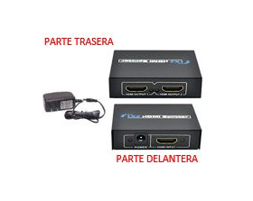 Splitter hdmi de 2 pujertos (1x2)