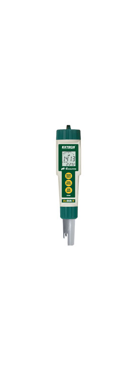 Medidor de conductividad/pH resistente al agua ExStik II EC500